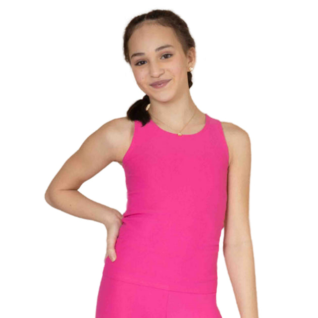 Sugar Lulu e commerce Website Neon Pink Compression Tank Top