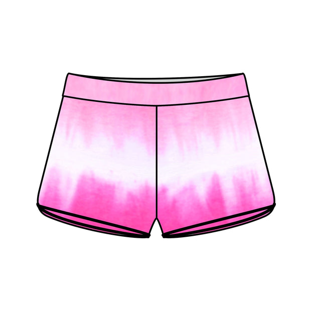 Pink Ombre Shorts
